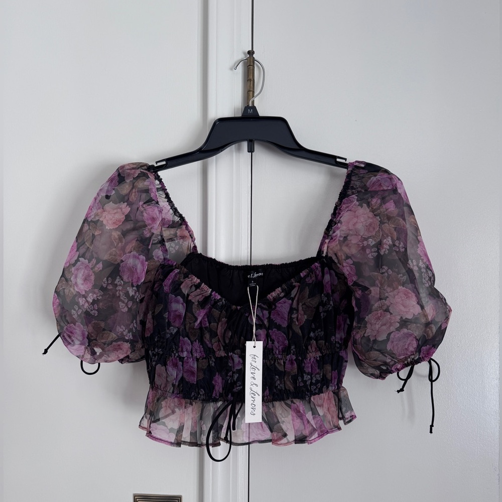 FOR‎ LOVE & LEMONS
SUNSHINE CROP TOP Size Small - Picture 3 of 5